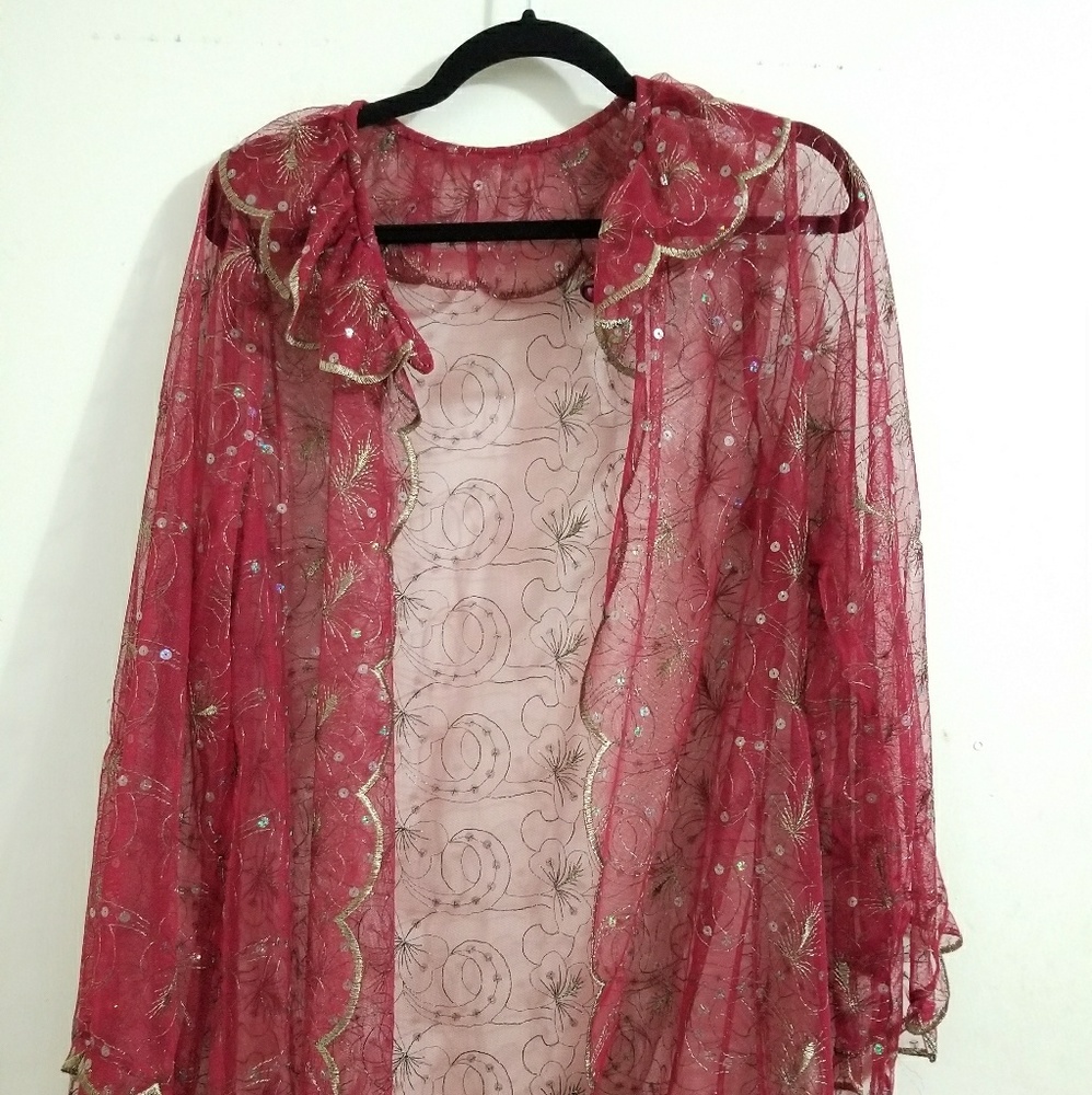 EMBELLISHED MATERNITY PHOTOGRAPHY GOWN S-M